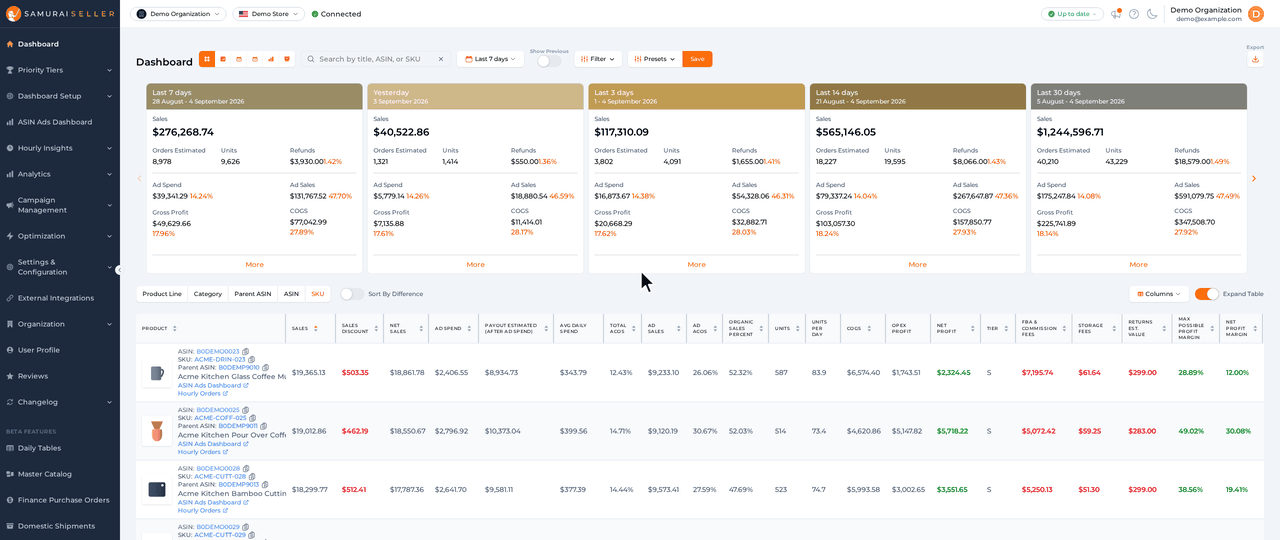 Dashboard: clicking the megaphone in the header, then scrolling the Release Notes modal from the newest release down to this one